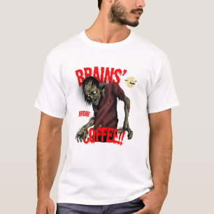 Gehirne vor Kaffee Zombie Tee