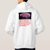 Gehirnerhaltungsbotschaft #3 hoodie (Rückseite)