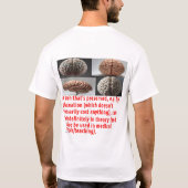 Gehirnerhaltungsbotschaft (4-Bild-Design) T-Shirt (Rückseite)