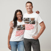 Gehirnerhaltungsbotschaft (4-Bild-Design) T-Shirt (Unisex)