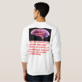 Gehirnerhaltungsbotschaft (leuchtend) sweatshirt (Schwarz voll)