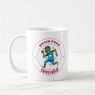 Gehirnernährungsspezialist Zombie Gehirn Kaffeetasse