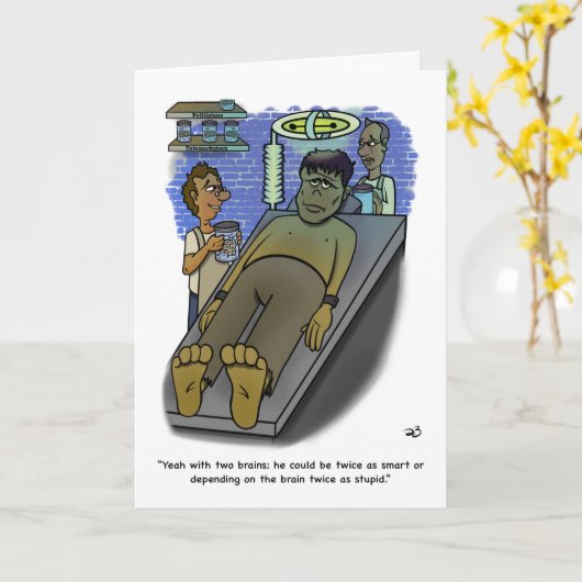 Gehirnfalzkarte Karte (Gelbe Blume)