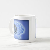 Gehirnfingerabdruck Kaffeetasse (Vorderseite Links)