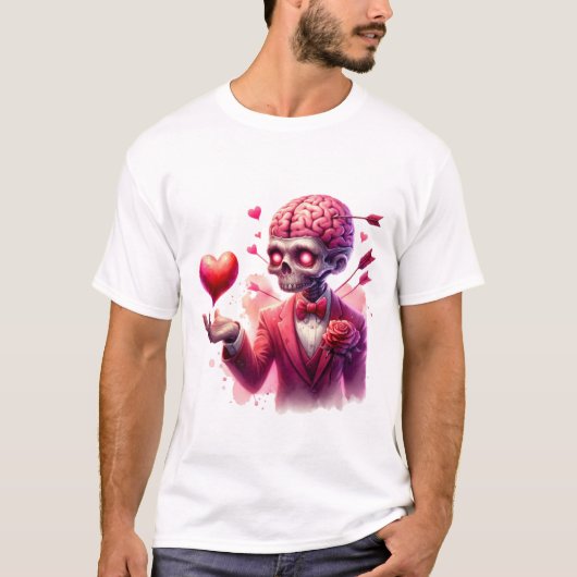 Gehirnfresser Mode: Zombie Vibes T-Shirt (Vorderseite)