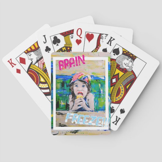 Gehirngefrierpunkt Spielkarten (Rückseite)
