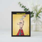 "Gehirngewebe" Postkarte (Stehend Vorderseite)