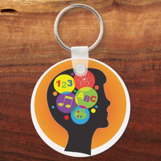 Gehirnkind Schlüsselanhänger (Vorderseite)