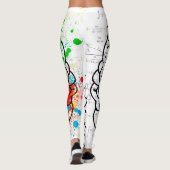 Gehirnmentanatomie Leggings (Rückseite)