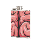 Gehirnmuster-Flasche Flachmann (Links)