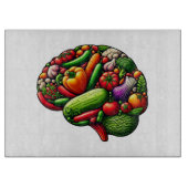 Gehirnnahrung Schneidebrett (Vorderseite)