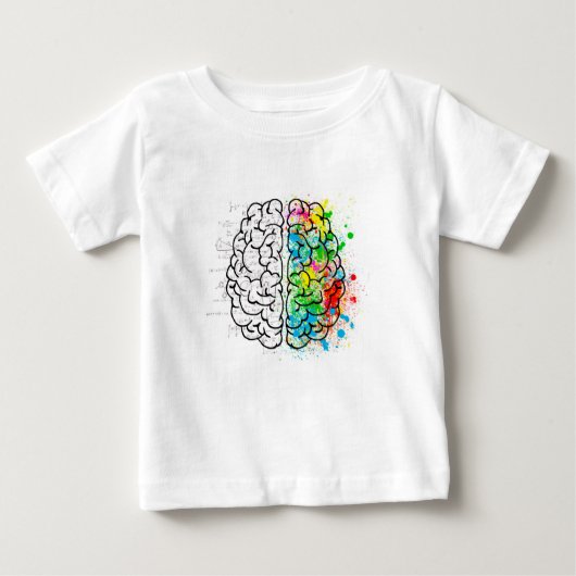 Gehirnpsychologie Baby T-shirt (Vorderseite)