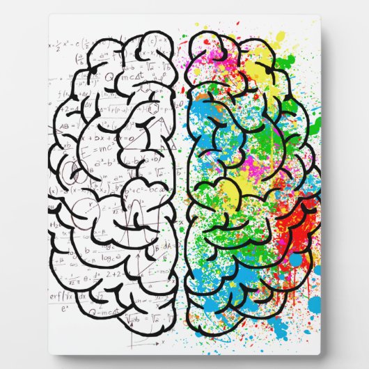 Gehirnpsychologie Fotoplatte (Vorderseite)