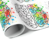 Gehirnpsychologie Geschenkpapier (Rolleneckpunkt)