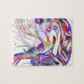 Gehirnschädelnerven, Gehirnschädelnerven Puzzle (Horizontal)