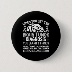 Gehirntumorbewusstsein Gray Ribbon Glioblastoma Di Button