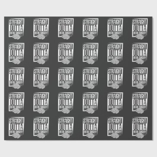 Gehirnüberlebensmittel Operation Posttumor-Erholun Geschenkpapier (Flach)