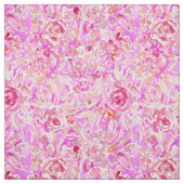 GEHIRNWÄSCHE abstraktes rosa korallenrotes Beachy Stoff (Muster)