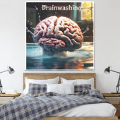 Gehirnwäsche Leinwanddruck (Insitu (Schlafzimmer))