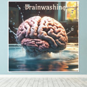 Gehirnwäsche Leinwanddruck (Insitu (Holzboden))