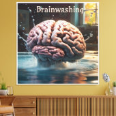 Gehirnwäsche Leinwanddruck (Insitu (Wohnzimmer))