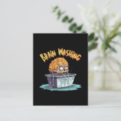 Gehirnwäsche Postkarte (Stehend Vorderseite)