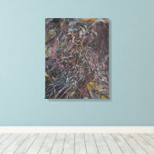 Gehirnwellen 2014 leinwanddruck (Insitu (Holzboden))