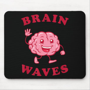 Gehirnwellen - lustige Wissenschaft Biologie  Mousepad