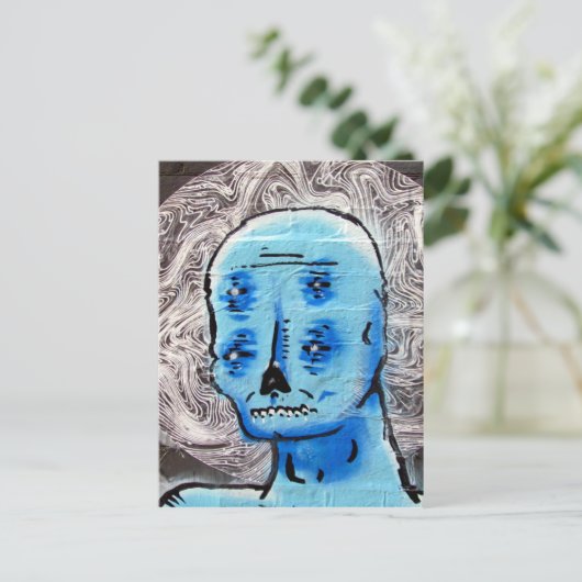 Gehirnwellen Postkarte (Stehend Vorderseite)