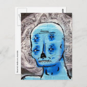 Gehirnwellen Postkarte (Vorne/Hinten)