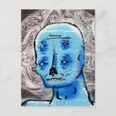 Gehirnwellen Postkarte (Vorderseite)