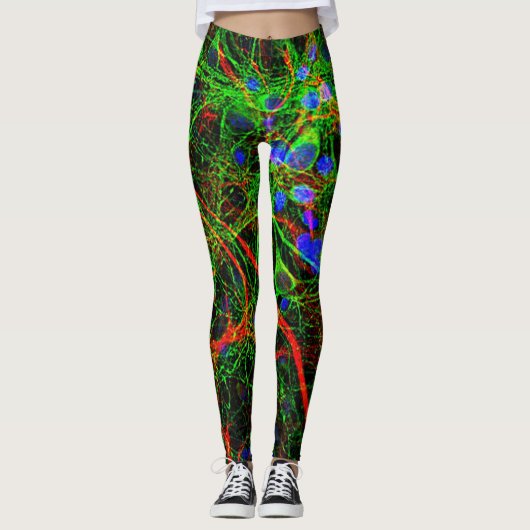 Gehirnzelle unter dem "Anwendungsbereich" Leggings (Vorderseite)