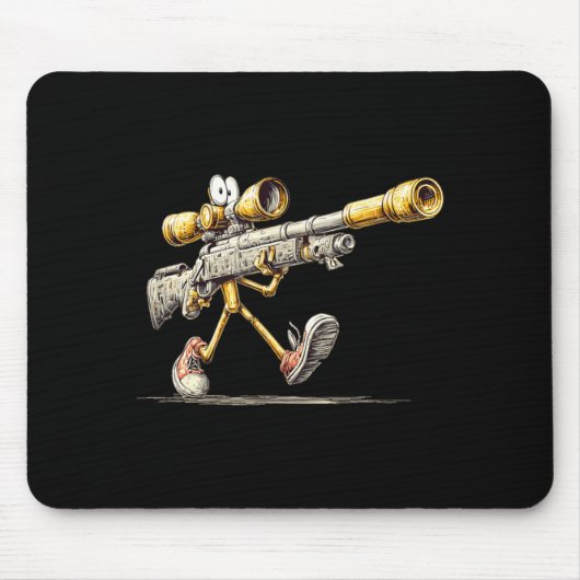 Gehkostüm Präzisions Scharfschützengewehr Mousepad (Vorne)