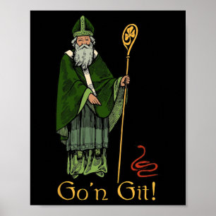 Geh'n hol dir lustigen St. Patrick's Day Poster