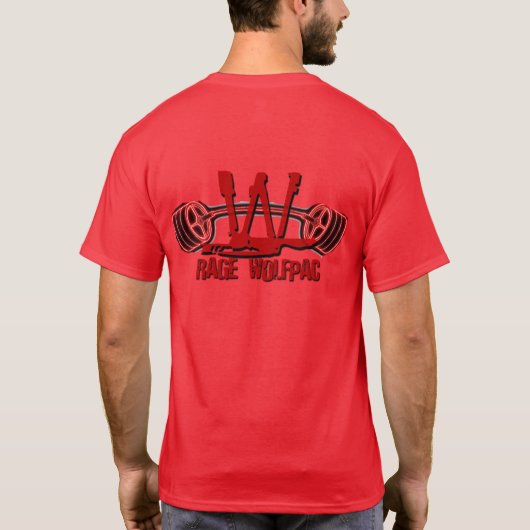 gehoben T-Shirt (Rückseite)