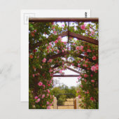 Gehobene Blume Postkarte (Vorne/Hinten)