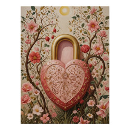 Gehobenes Herz Poster