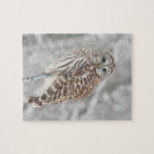 Gehockte Eule - Puzzlespiel Puzzle (Horizontal)