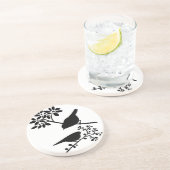 Gehockter Vogel-Untersetzer Getränkeuntersetzer (Seite)