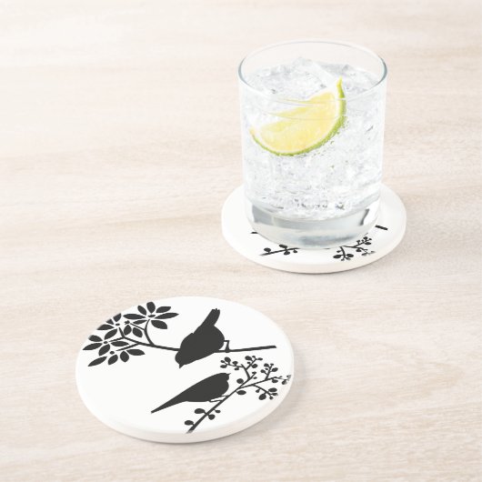 Gehockter Vogel-Untersetzer Getränkeuntersetzer (Seite)