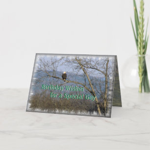 Gehocktes Eagle-cutomize irgendeine Gelegenheit Feiertagskarte