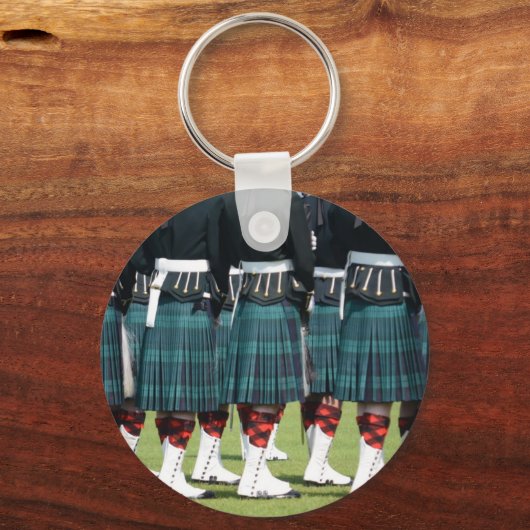 Gehöfte Männer in Edinburgh, Schottland Schlüsselanhänger (Vorderseite)