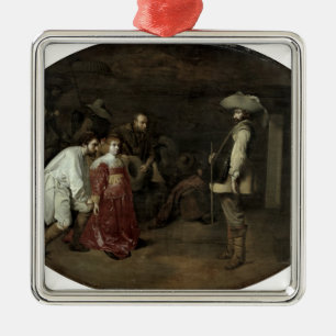 Geholt vor dem Kapitän Silbernes Ornament