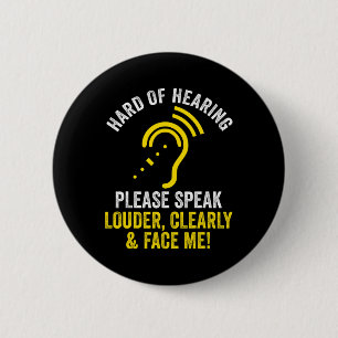 Gehörbehinderte Gehörwahrnehmung Quo Button