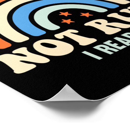 Gehörbehinderte Taube ASL Gebärdensprache nur taub Poster (Ecke)