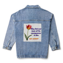 Gehorche Gott Denim Jacke