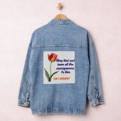 Gehorche Gott Denim Jacke (Hangar)