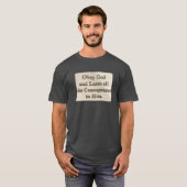 Gehorche Gott T-Shirt (Vorne ganz)