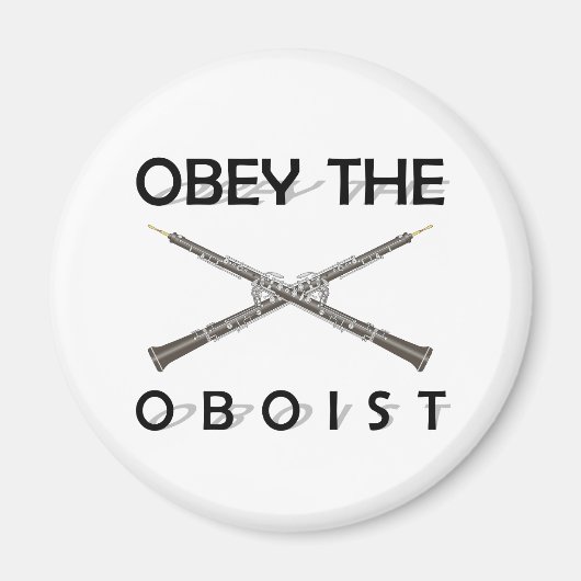 Gehorchen der Oboistin Magnet (Vorne)