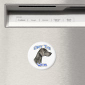 Gehorchen der Weimaraner - Magnet (In Situ (Geschirrspüler))